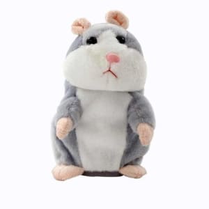 Peluche Hamster gris parlant Peluche Loutre Peluche Animaux Matériau: Coton