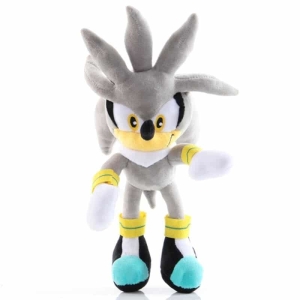 Peluche hérisson Silver the Hedgehog Sonic Peluche Sonic Matériaux: Coton